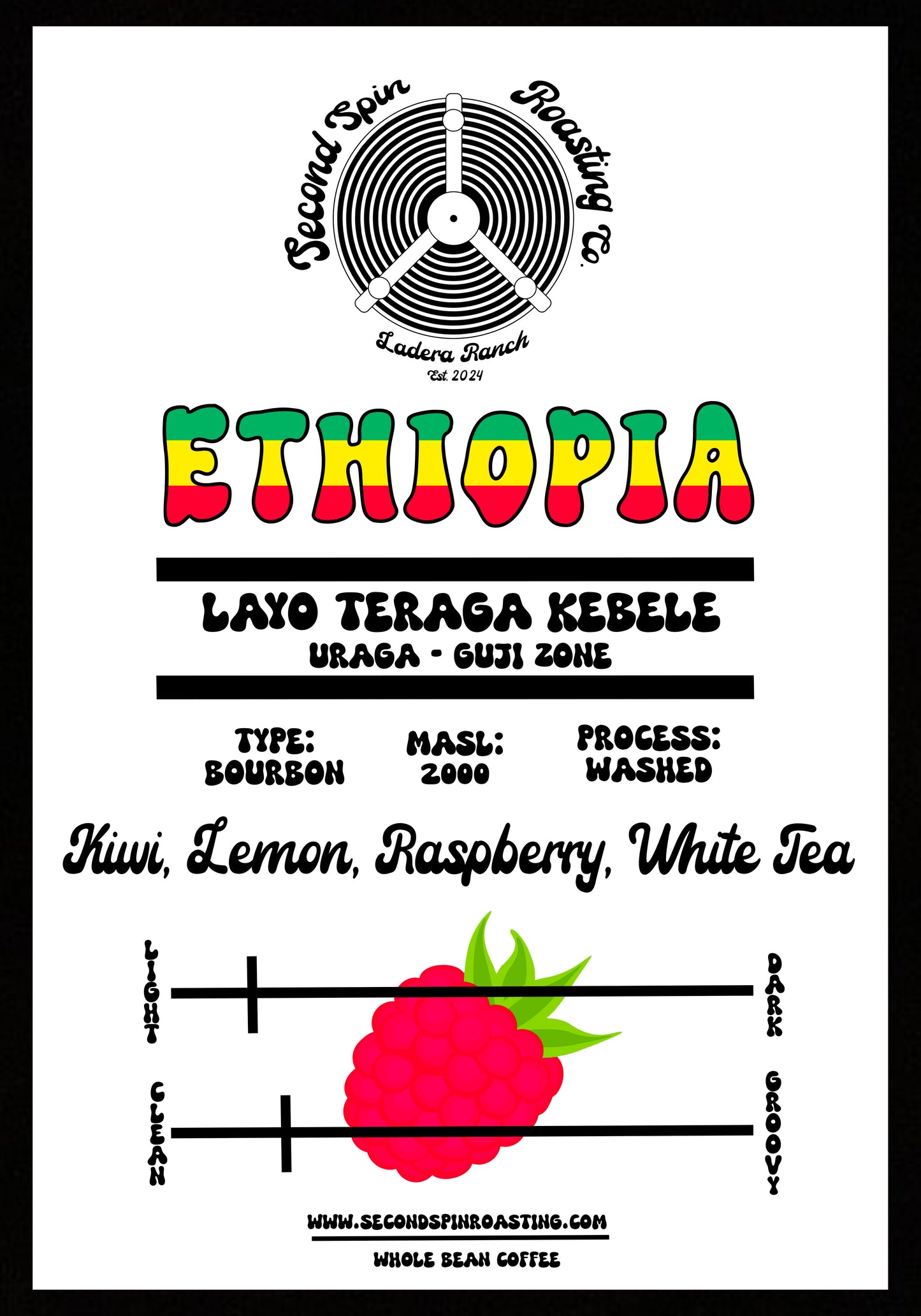 Ethiopia - Uraga, Guji - Layo Teraga - Washed Bourbon