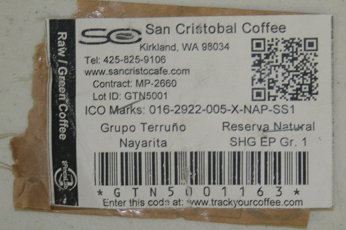 Mexico - Terruno Nayarita Co-Op - El Kaladi Selecta - Washed