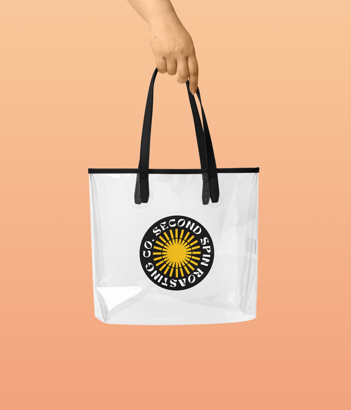 Sunburst Clear Beach Tote-Bag