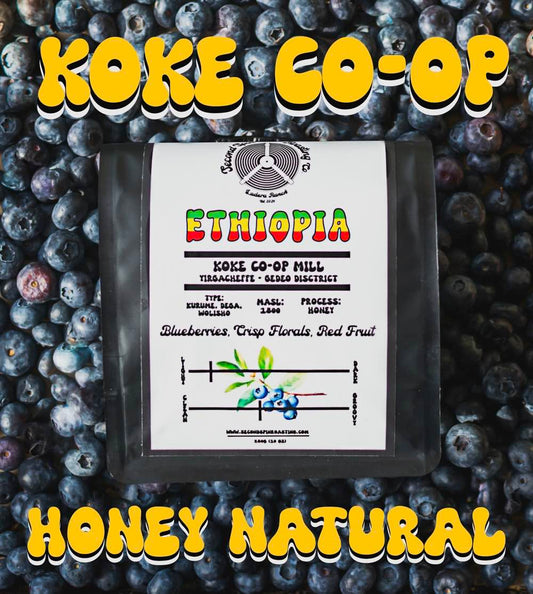 **Limited Release** Ethiopia - Yirgacheffe - Koke Co-Op - Honey Process