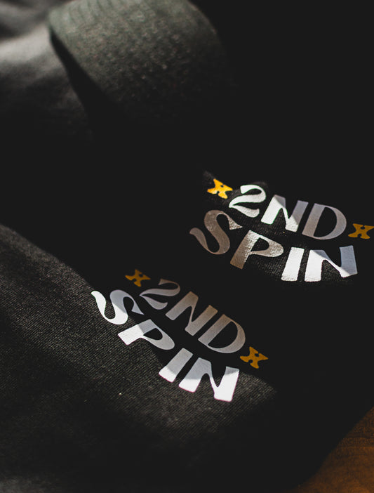 Sunburst Black T-Shirt - 100% Cotton