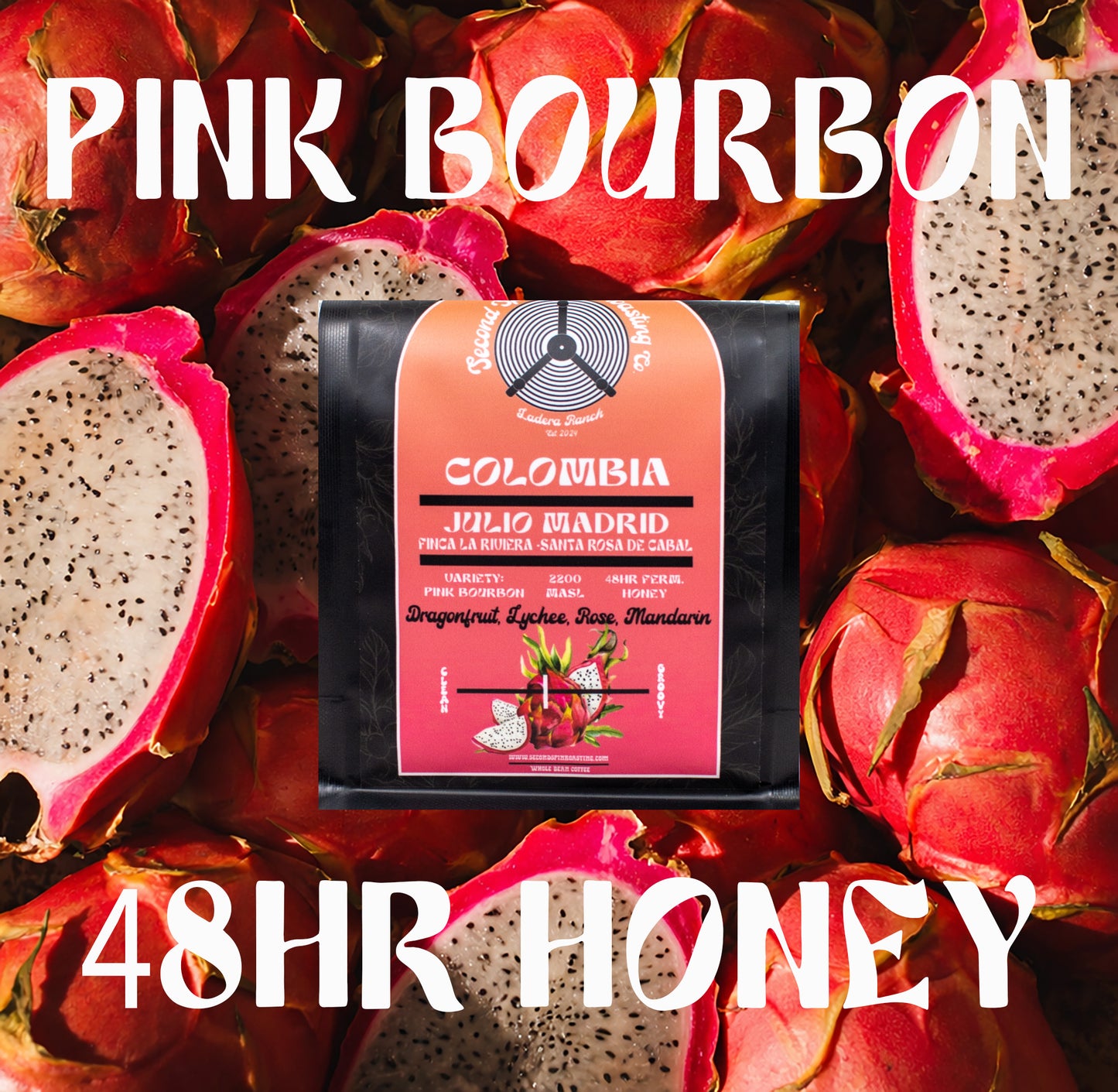 Colombia - Finca La Riviera - Julio Madrid - Pink Bourbon - Extended Ferm. Honey