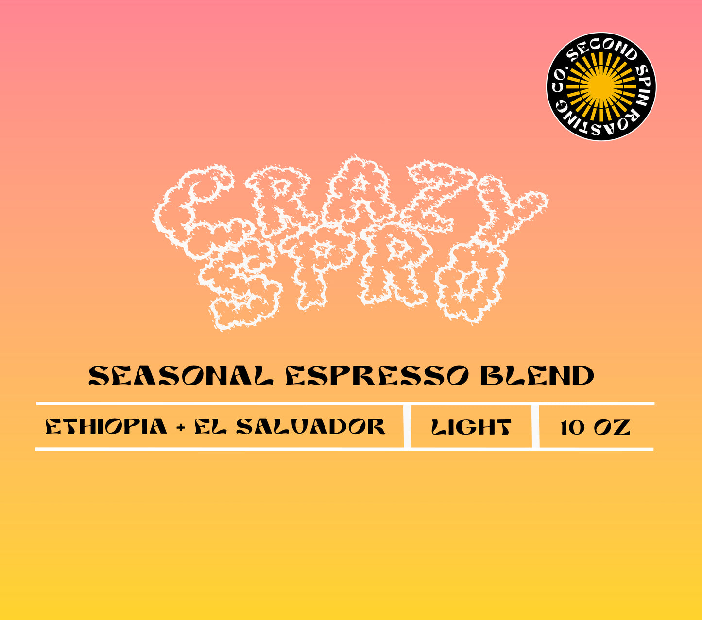 Crazy Spro - Light Roast Espresso - 10oz