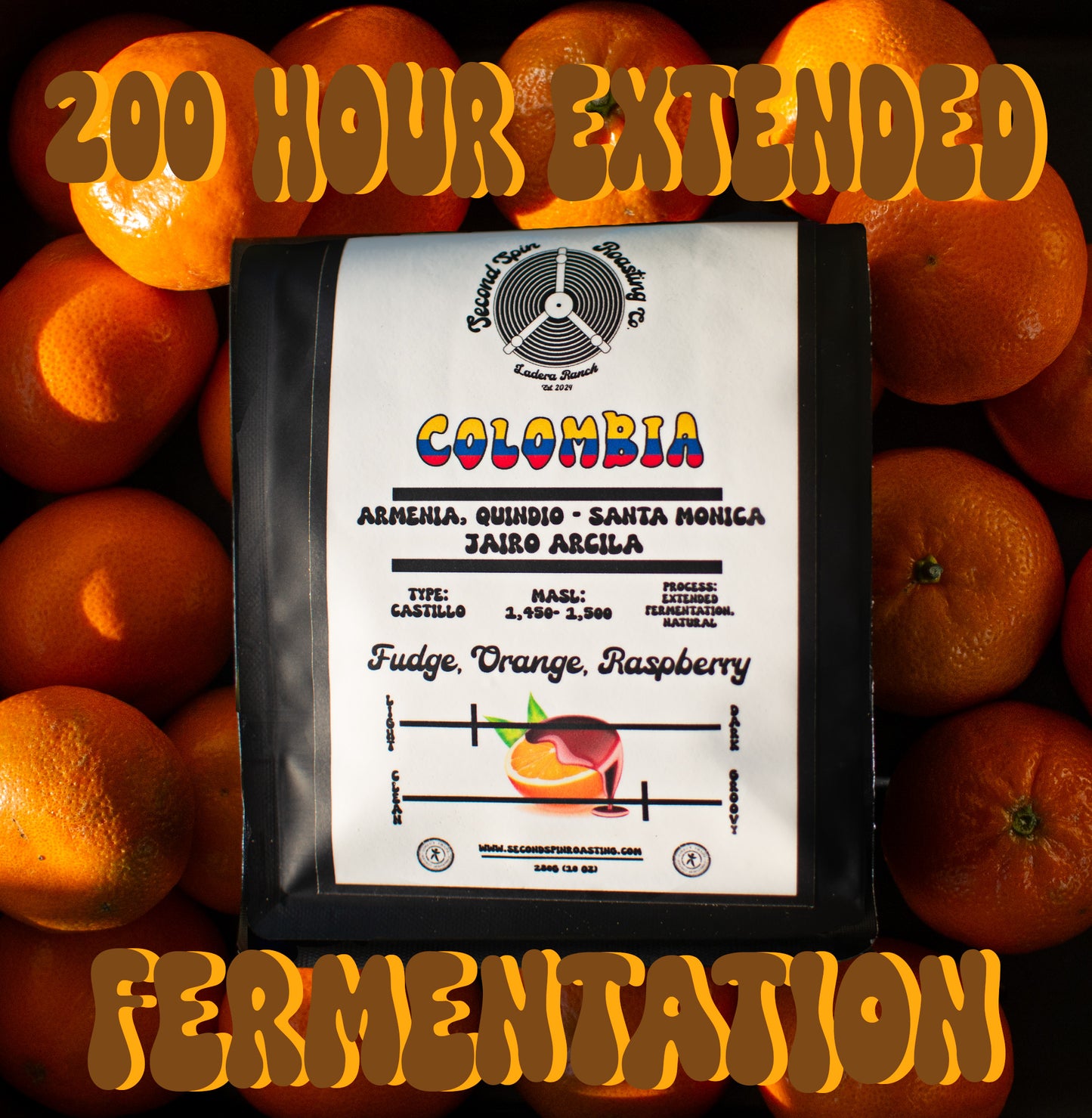 Colombia - Armenia, Quindio - Jairo Arcila - 200 Hour Extended Fermentation - Natural